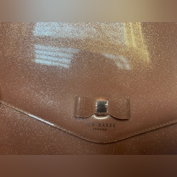 Ted Baker Shimmering Clutch - Metallic Pink - Picture 2 of 4